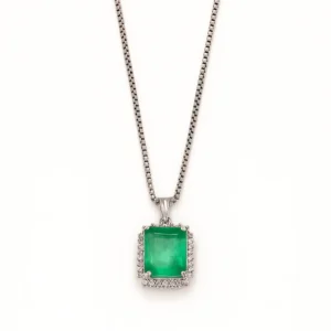 6.06Ct Splendid Natural Emerald Necklace