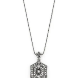 Lady's Vintage Diamond Pendant