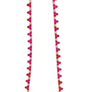 Elegant Ruby & Diamond Necklace