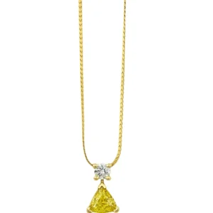 2-Stone Drop Necklace