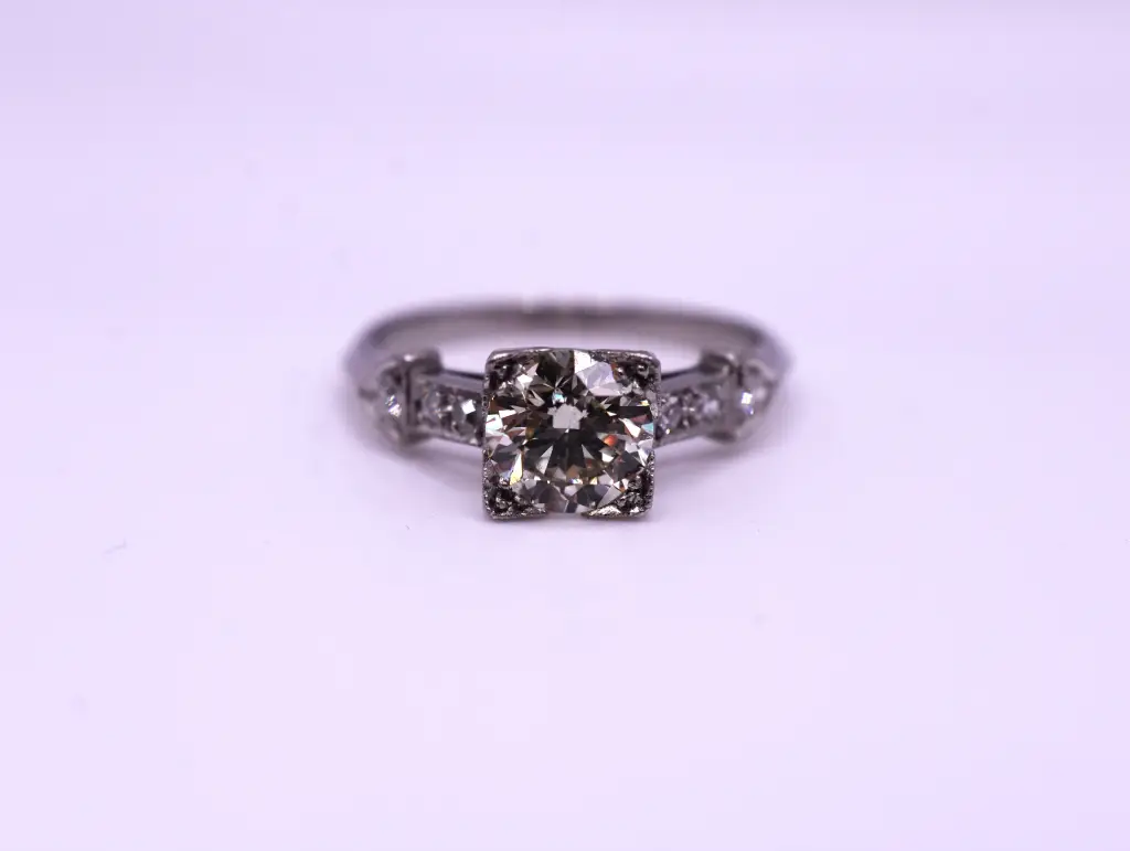 Vintage-Inspired, Dazzling Diamond Engagement Ring
