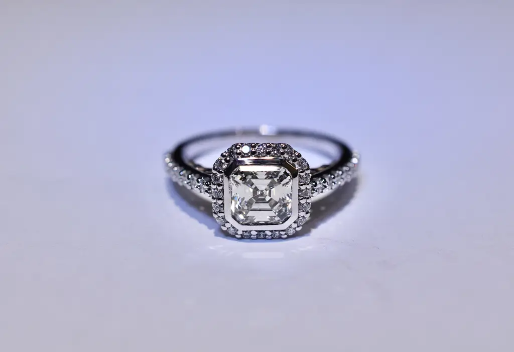 Forever and Ever Asscher Cut Diamond Ring